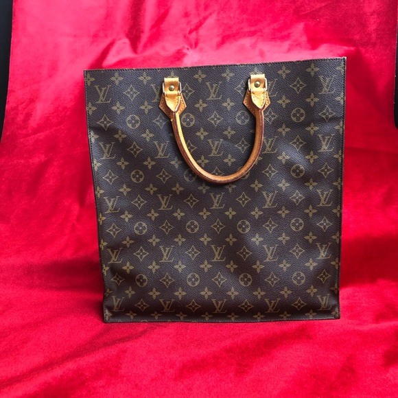 Authentic Louis Vuitton Hand Bag Sac Plat - Picture 6 of 8